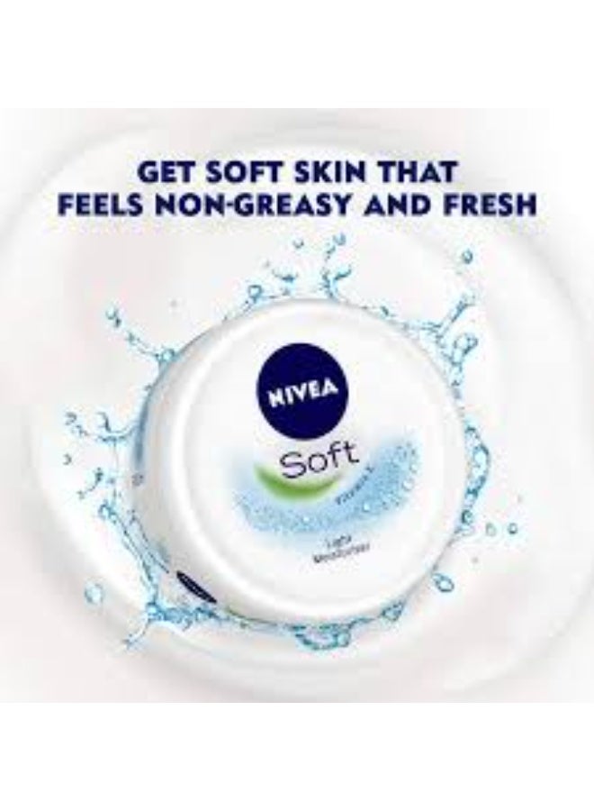 Nivea Unisex Soft Light Moisturizing Cream-300 ml - Image 2